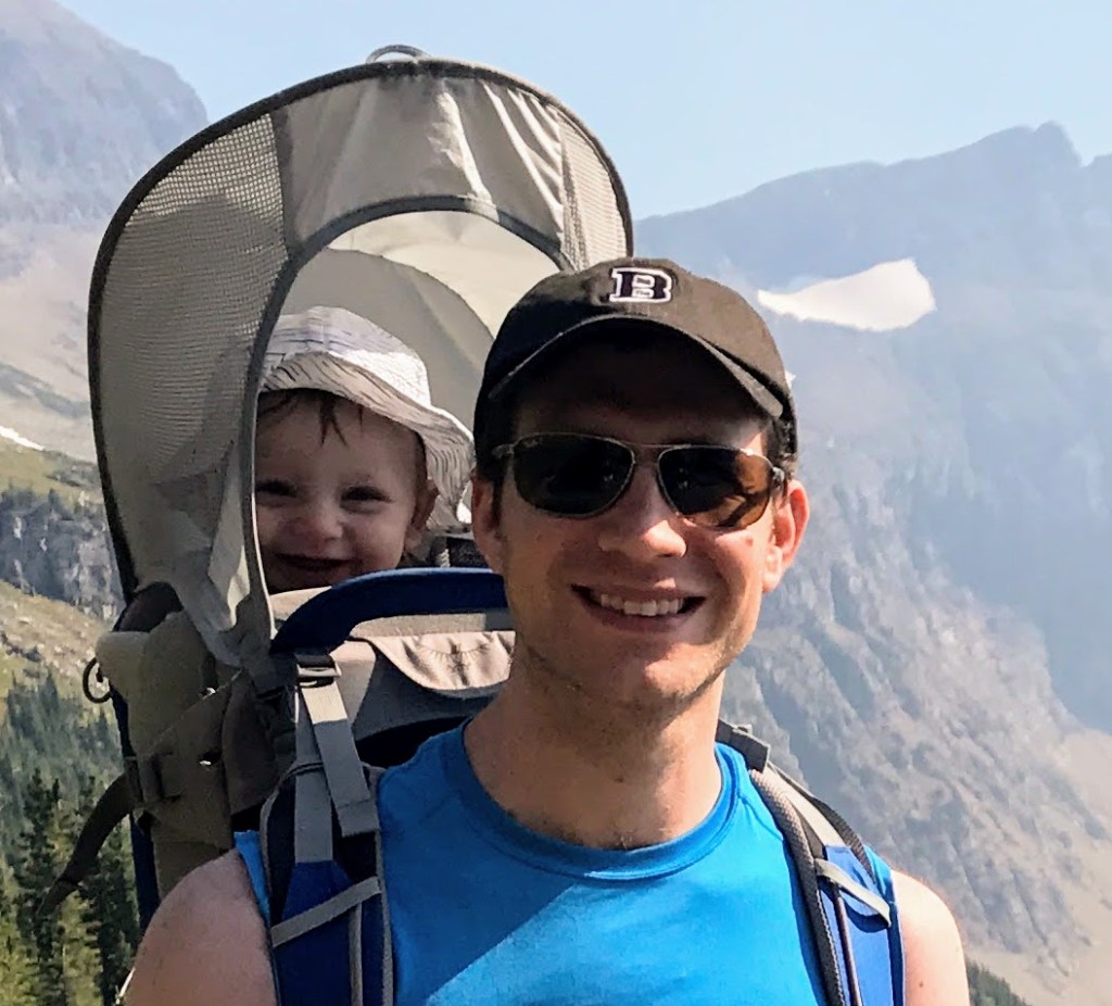 David + Eli in Glacier National Park